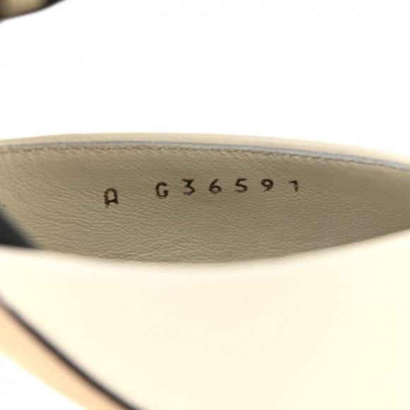 Chanel Lambskin Grosgrain Cap Toe Logo Ankle Strap Pumps Size 40 - Picture 9 of 11